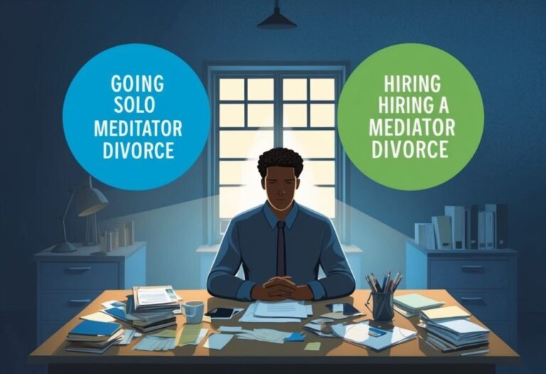 Read more about the article The Pros and Cons of Going Solo: When You Should Hire a Mediator Instead of Handling Divorce Alone